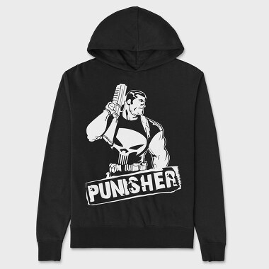 The Punisher 8, Unisex Men's Hoodie