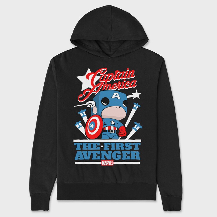 Funko Marvel captain america, Унисекс Мъжко Суичър