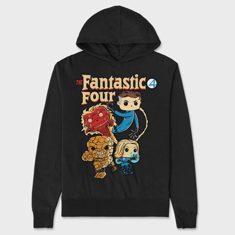 Funko Marvel fantastic four, Унисекс Мъжко Суичър