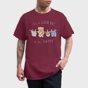 Crazy Dog Ink, Unisex Men's T-Shirt