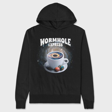 Unisex Men's Hoodie, Wormhole Express