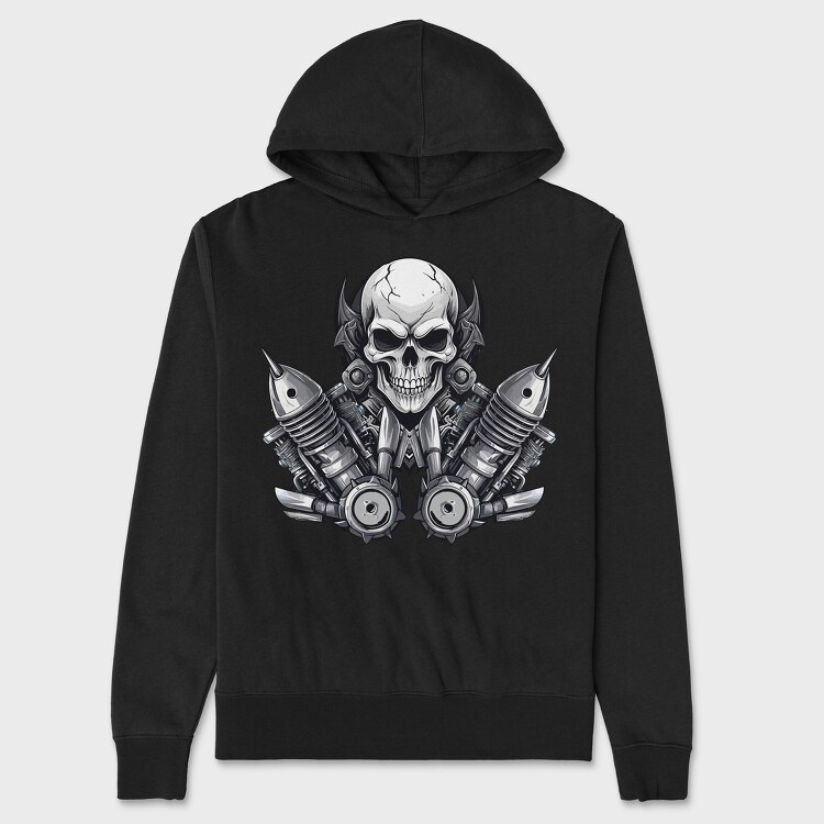Skull Engineer, Унисекс Мъжко Суичър