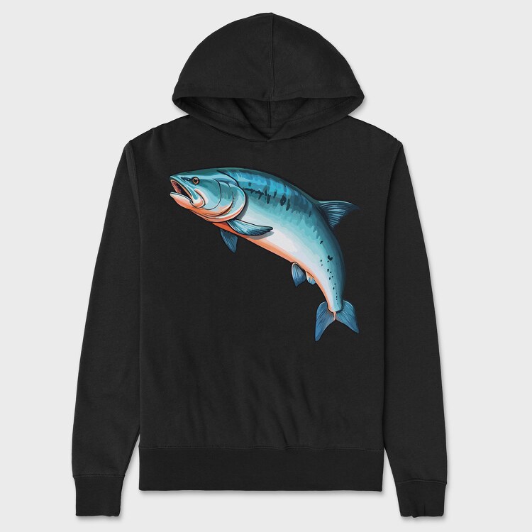 Fish 2, Unisex Men's Hoodie