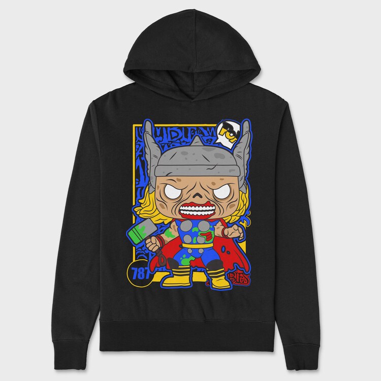 Funko Marvel Zombies Thor, Unisex Men's Hoodie