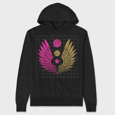Abstract Wings, Unisex Men's Hoodie