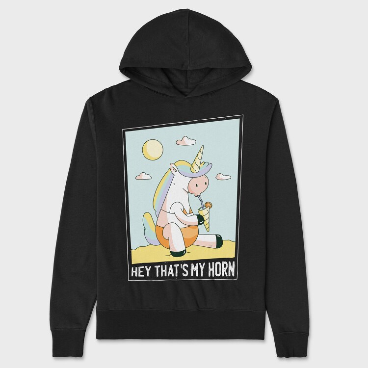 Hey That's My Horn, Unisex Men's Hoodie