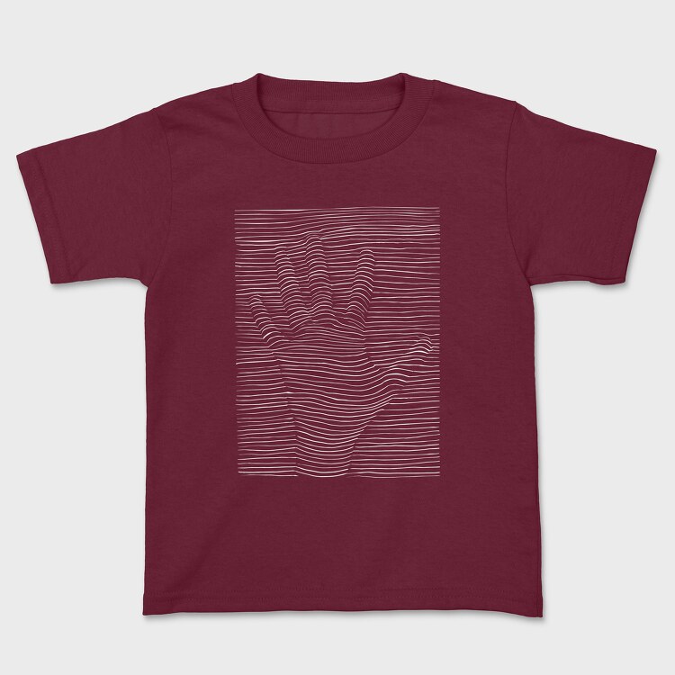 3D illusion Hand, Kids' T-Shirt