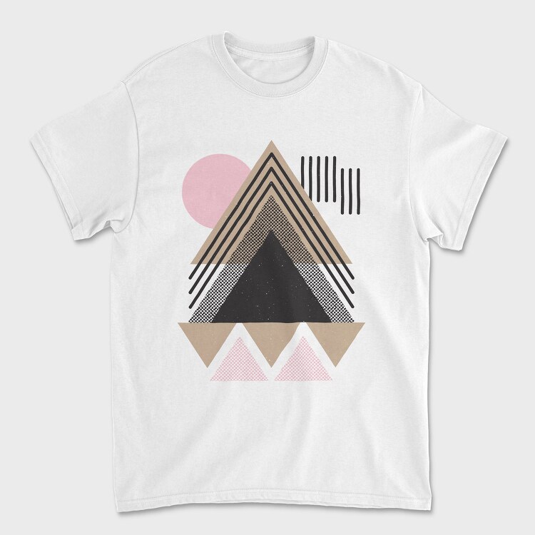 Abstract Geometric, Unisex Men's T-Shirt