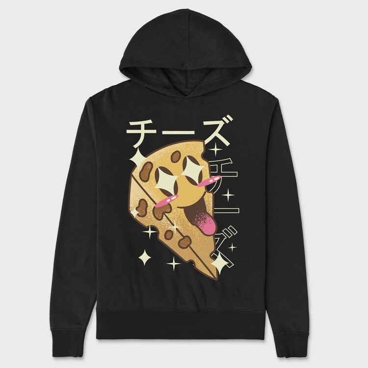 Cheese Crazy Kawaii, Унисекс Мъжко Суичър
