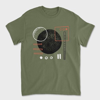 Abstract Organic, Unisex Men's T-Shirt