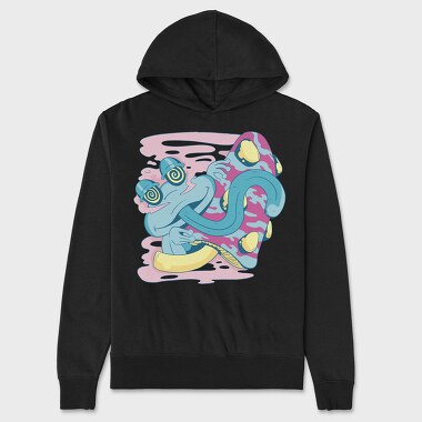 Trippy Frog, Unisex Men's Hoodie