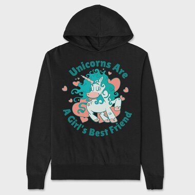 Cute Unicorn, Unisex Men's Hoodie