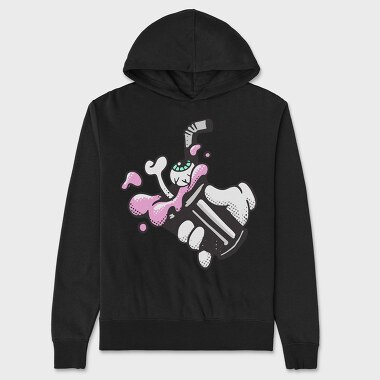 Halloween Retro Cartoon Character 6, Unisex Men's Hoodie