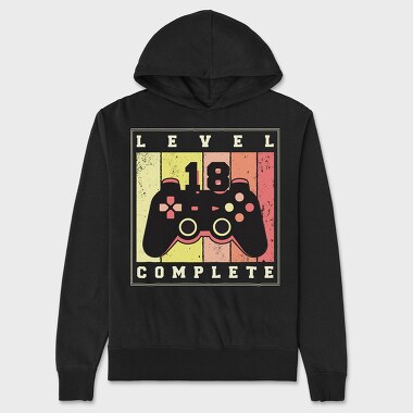 Level Complete, Unisex Men's Hoodie