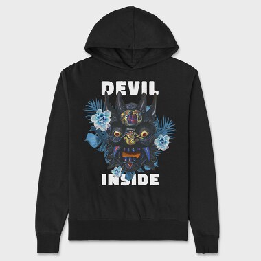Tropical Devil, Unisex Men's Hoodie