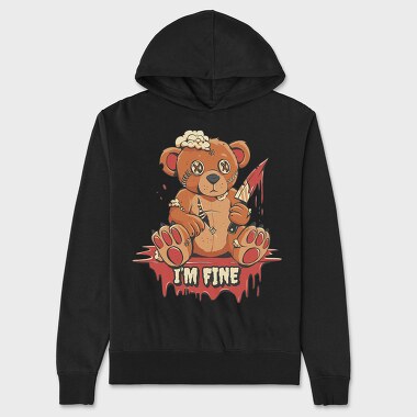 Halloween Teddy Bear 2, Unisex Men's Hoodie