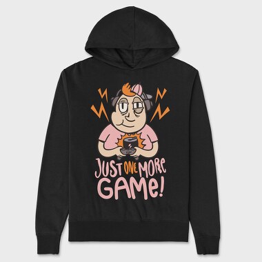 One More Game, Unisex Men's Hoodie