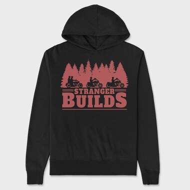 Stranger Builds, Unisex Men's Hoodie
