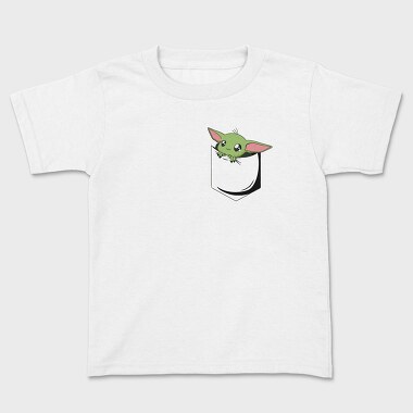 Pocket Baby Yoda 23, Kids' T-Shirt