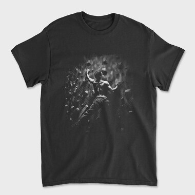 Man Climbing Wall, Unisex Men's T-Shirt