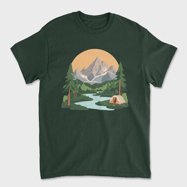 Nature Skylined, Unisex Men's T-Shirt