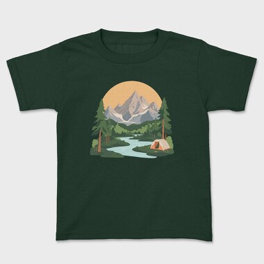 Nature Skylined, Kids' T-Shirt