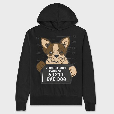 Bad Dog 2, Unisex Men's Hoodie