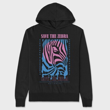 Save The Zebra 1, Унисекс Мъжко Суичър