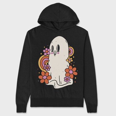 Hippie Ghost, Unisex Men's Hoodie