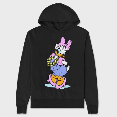 Cartoon Retro Daisy Duck 5, Унисекс Мъжко Суичър