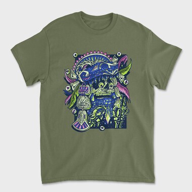 Prehispanic Warrior, Unisex Men's T-Shirt