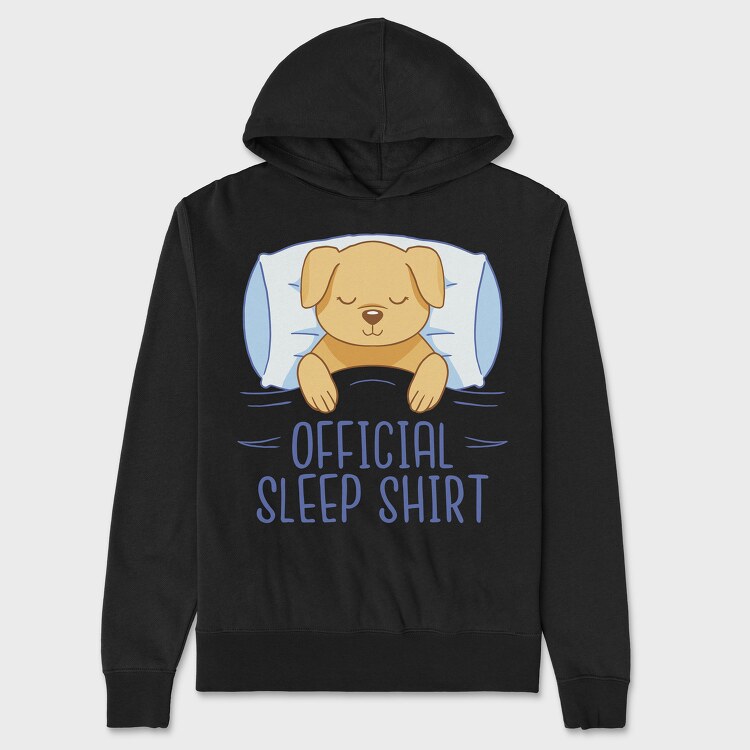 Dog Official Sleep Shirt, Унисекс Мъжко Суичър