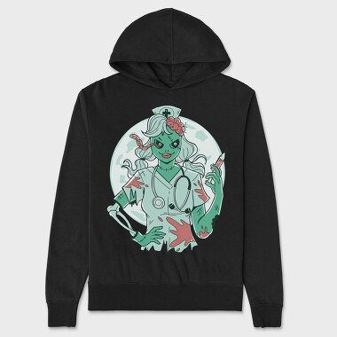 Zombie Nurse, Unisex Men's Hoodie