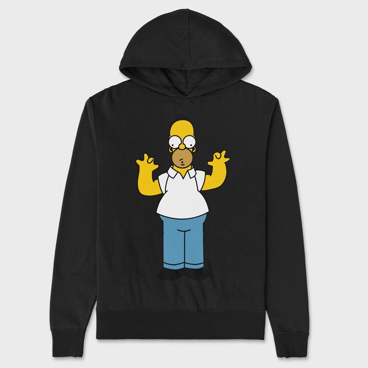 Homer Simpson 1, Unisex Men's Hoodie