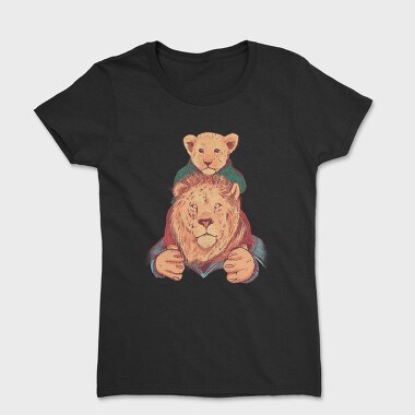 Father And Son Lion, Women's T-Shirt