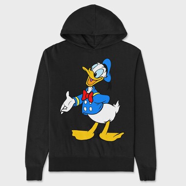 Cartoon Retro Donald Duck 2, Unisex Men's Hoodie