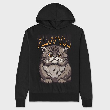 Fluff You Cat, Unisex Men's Hoodie