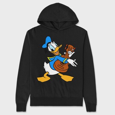 Cartoon Retro Donald Duck 4, Unisex Men's Hoodie
