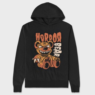 Horror Bear, Unisex Men's Hoodie