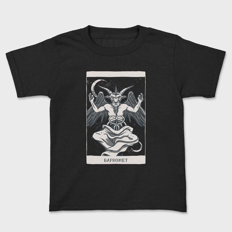 Demon Tarot Card, Kids' T-Shirt