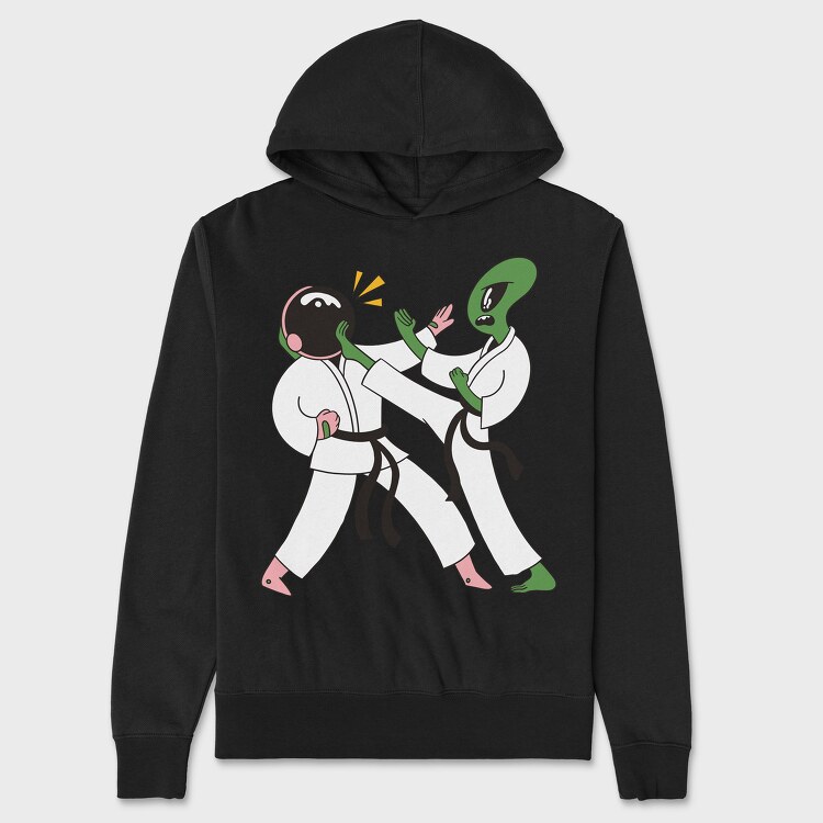 Astronaut Alien Karate, Унисекс Мъжко Суичър