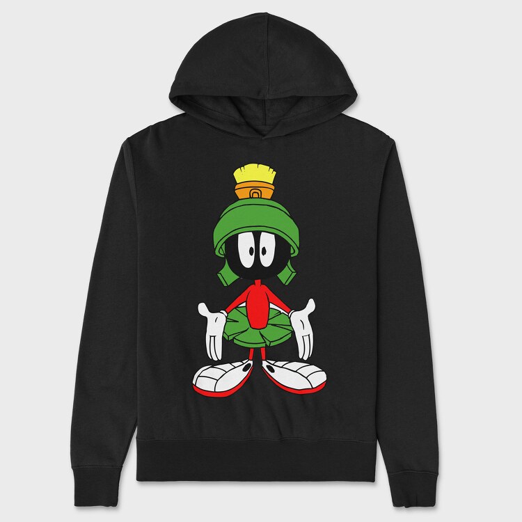 Cartoon Retro Duck Dodgers 3, Unisex Men's Hoodie