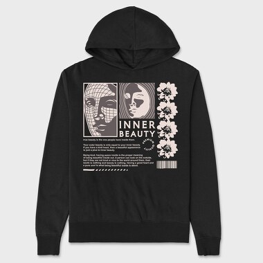 Inner Beauty 2, Unisex Men's Hoodie