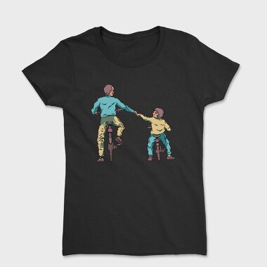 Father And Son Bikes, Women's T-Shirt