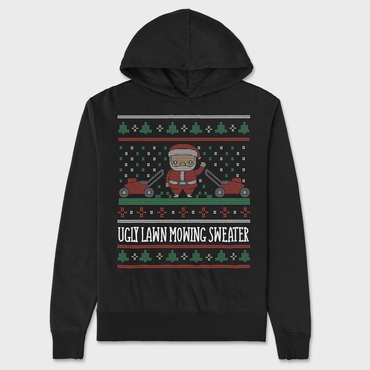 Ugly Lawn Mowing Sweater, Unisex Men's Hoodie