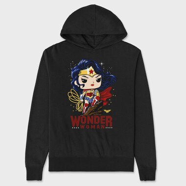 Wonder Woman Comics, Unisex Men's Hoodie