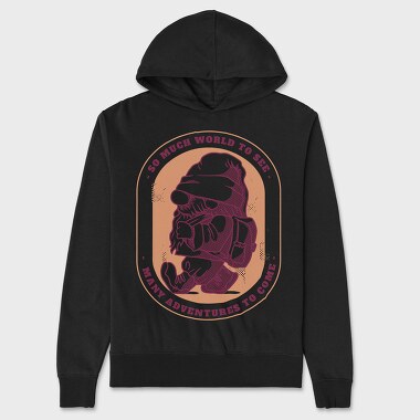 So Much World to See, Unisex Men's Hoodie