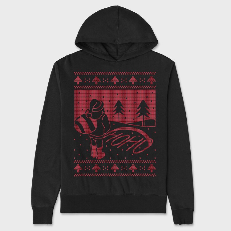 Ugly Sweater Hoho, Unisex Men's Hoodie
