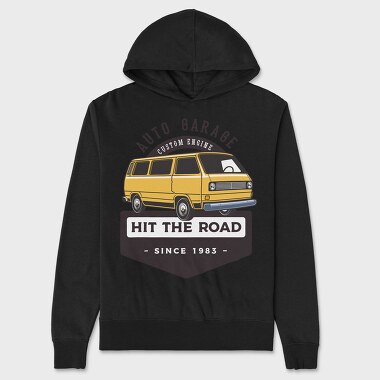 1985 VW Westie camper, Unisex Men's Hoodie