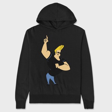 Cartoon Retro Johny Bravo 1, Unisex Men's Hoodie